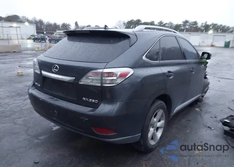 2010 Lexus Rx 350 z USA, uszkodzony, nr VIN 2T2BK1BA2AC068284